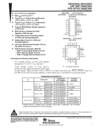 Datasheet SN74LV594APWR manufacturer TI