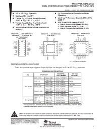 Datasheet SN74LV74ADR manufacturer TI