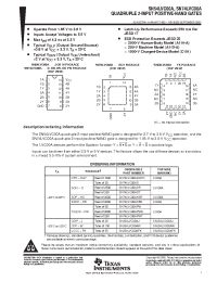 Datasheet SN74LVC00ANSR manufacturer TI