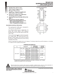 Datasheet SN74LVC125APWR manufacturer TI