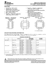 Datasheet SN74LVC14APWT manufacturer TI