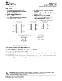 Datasheet SN74LVC1G04DBVR manufacturer TI