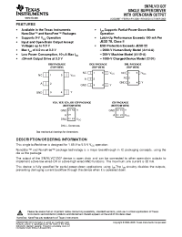 Datasheet SN74LVC1G07DCKR manufacturer TI