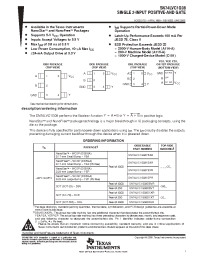 Datasheet SN74LVC1G08 manufacturer TI
