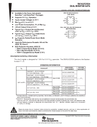 Datasheet SN74LVC2G04DCUR manufacturer TI