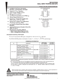 Datasheet SN74LVC2G08 manufacturer TI