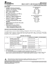 Datasheet SN74LVC2G157DCTR manufacturer TI