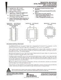 Datasheet SN74LVC573ANSR manufacturer TI