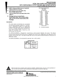 Datasheet SN74LVCC4245A manufacturer TI