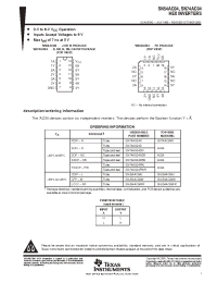 Datasheet SNJ54AC04W manufacturer TI
