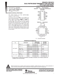 Datasheet SNJ54AC74FK manufacturer TI