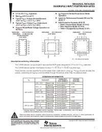 Datasheet SNJ54LV02AJ manufacturer TI