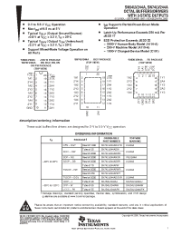 Datasheet SNJ54LV244AJ manufacturer TI