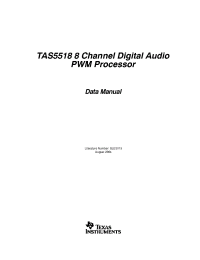Datasheet TAS5518PAG manufacturer TI