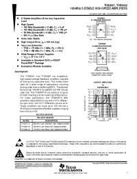 Datasheet THS4042CD manufacturer TI