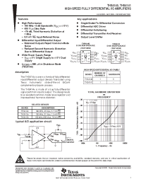 Datasheet THS4140CDR manufacturer TI