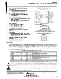 Datasheet THS6032 manufacturer TI
