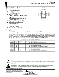 Datasheet THS6072CDGN manufacturer TI