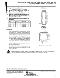Datasheet TIBPAL16R4-15MW manufacturer TI
