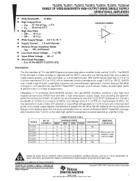 Datasheet TLC071AIDR manufacturer TI