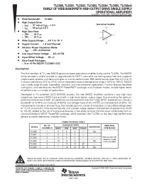 Datasheet TLC080AIDR manufacturer TI