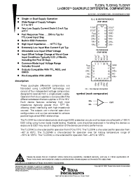 Datasheet TLC374CD manufacturer TI