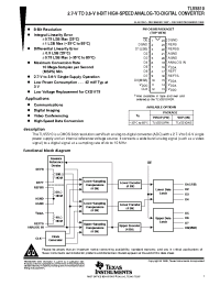 Datasheet TLV5510 manufacturer TI
