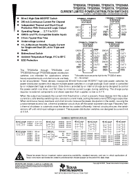 Datasheet TPS2045A manufacturer TI