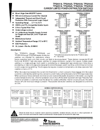 Datasheet TPS2051ADRG4 manufacturer TI