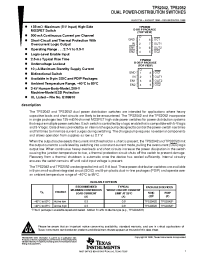 Datasheet TPS2052D manufacturer TI