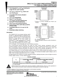 Datasheet TPS2211APWPRG4 manufacturer TI