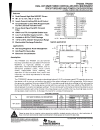 Datasheet TPS2301IPW manufacturer TI