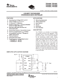 Datasheet TPS40000 manufacturer TI