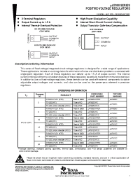 Datasheet UA7805CKCS manufacturer TI