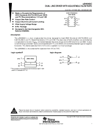 Datasheet uA9636ACP manufacturer TI