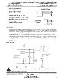 Datasheet UC285T-ADJ manufacturer TI