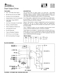 Datasheet UC3706DW manufacturer TI
