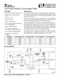 Datasheet UCC2804DTR/81221 manufacturer TI