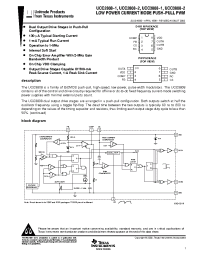 Datasheet UCC2808DTR-1 manufacturer TI