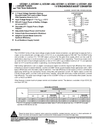 Datasheet UCC2941D-ADJ manufacturer TI