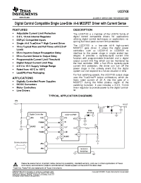 Datasheet UCD7100PWPR manufacturer TI