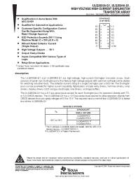 Datasheet ULQ2003A-Q1 manufacturer TI