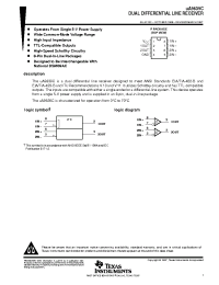 Datasheet uUA9639CP manufacturer TI