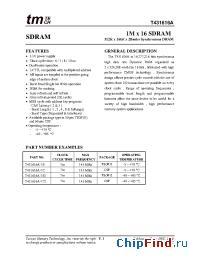Datasheet T431616A-7SI manufacturer TMT