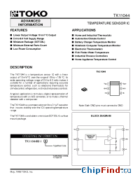 Datasheet K11044-44C manufacturer TOKO