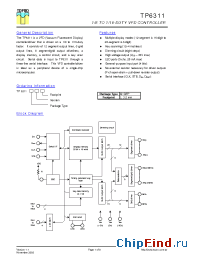 Datasheet TP6311 manufacturer Topro
