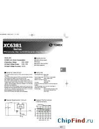 Datasheet 0311_XC6381 manufacturer Torex
