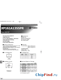 Datasheet 0785_XP161A1355PR manufacturer Torex