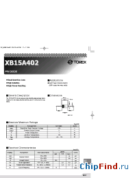 Datasheet 1106_XB15A402 manufacturer Torex