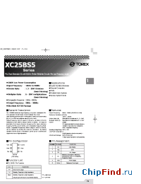 Datasheet XC25BS5001ML manufacturer Torex